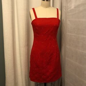 City Triangles Red Heart Dress